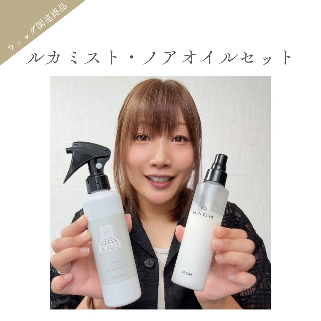 ルカミスト・ノアオイルセット 【ウィッグにも自毛にも使えるケア用品2点セット】
