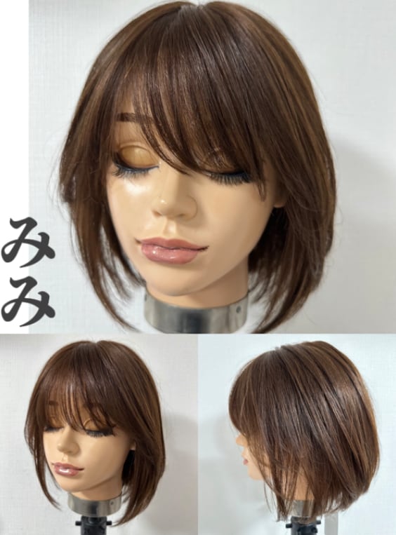【SS/LLサイズ専用】 3Dウィッグ ショート・ボブ総合リンク ゆりこ/ひかり/しほ/ともみ/りり/れいこ/ゆう/みき/ゆり/ミニボブ/みみ　