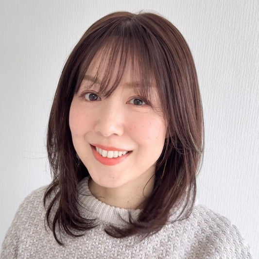 毛量減 羽ウィッグ 商品名:みおり  前髪あり/なし