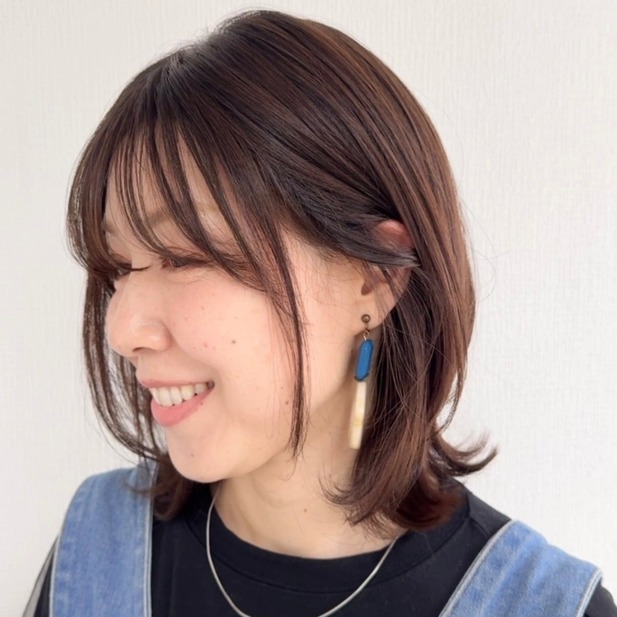 毛量減羽ウィッグ 商品名:くみ 百合子ウィッグレミー人毛100%