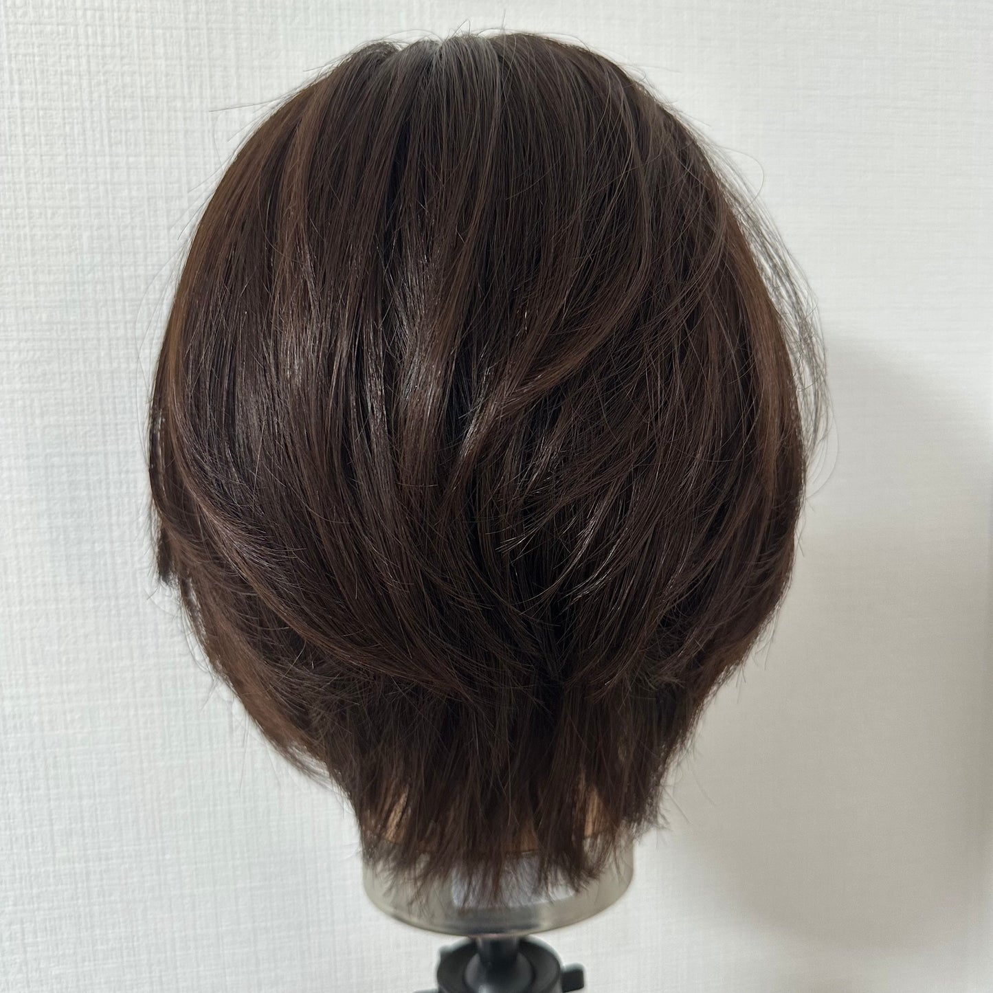 毛量減 羽ウィッグ 商品名:ゆう  百合子ウィッグレミー人毛100%