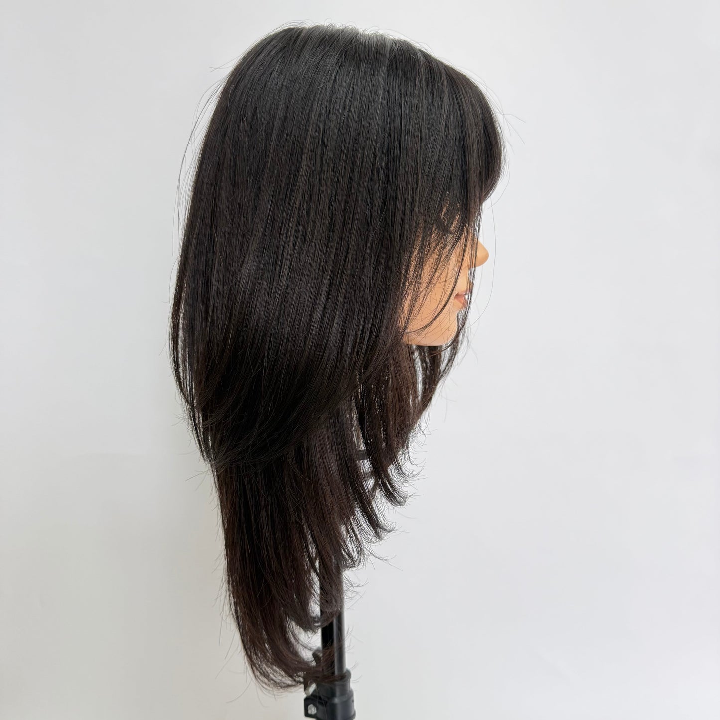 スキンレース生え際(テープ台付き) 商品名:しおり前髪あり/なし